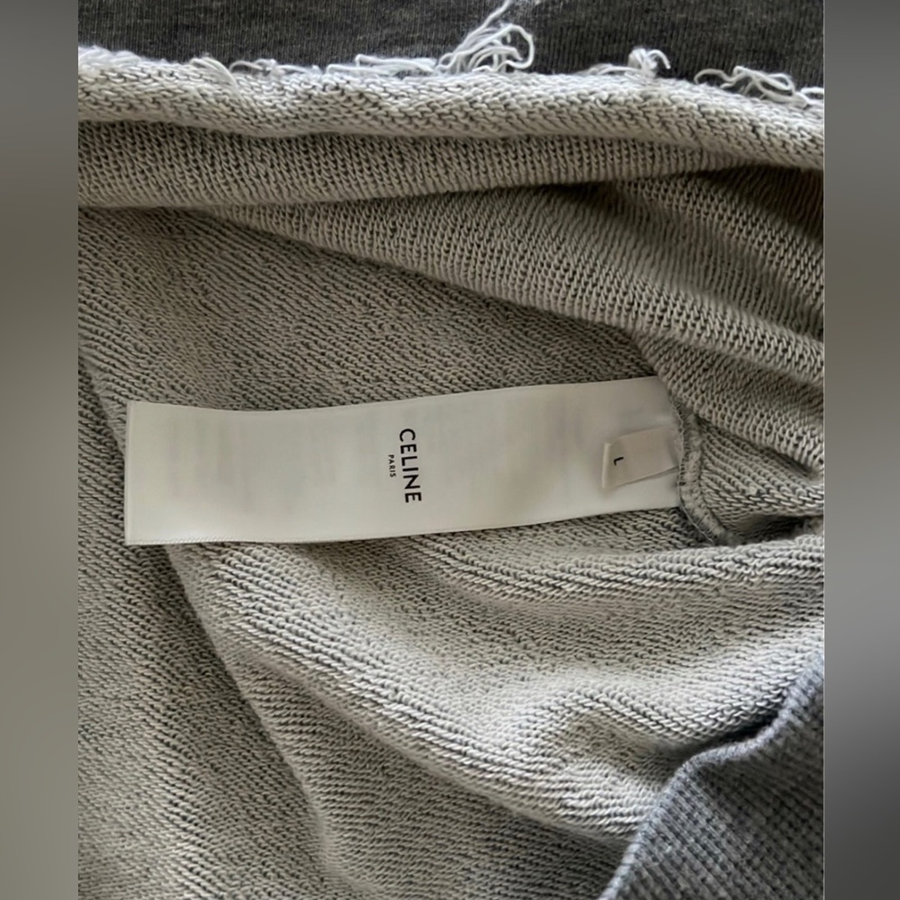 CELINE studded gray hoodie - Picture 2 of 10